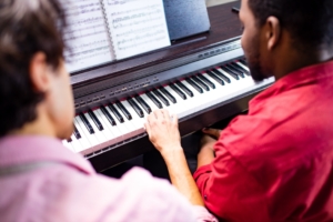 learning the piano