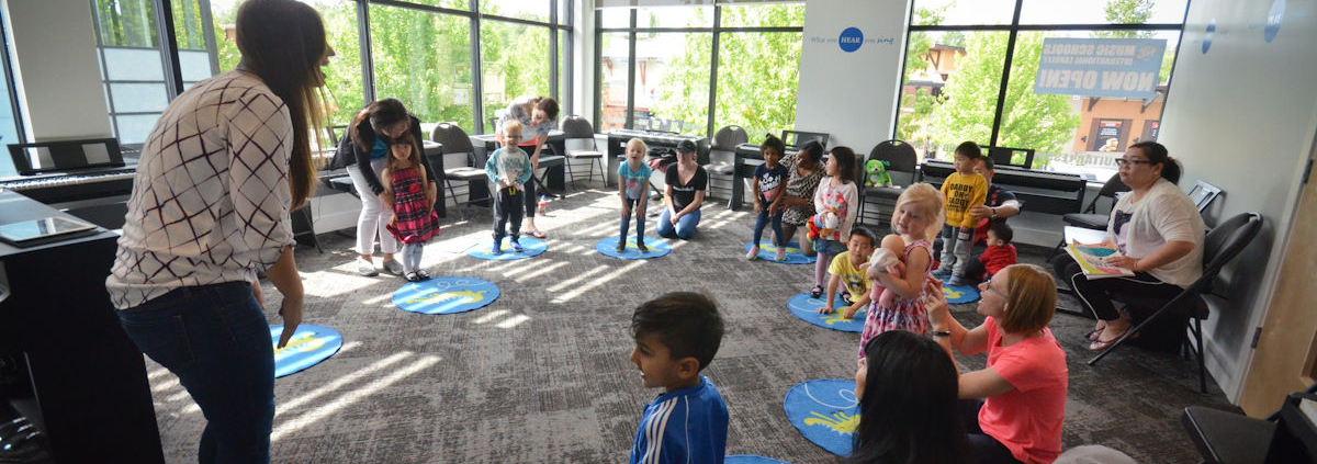 group music class for young kids