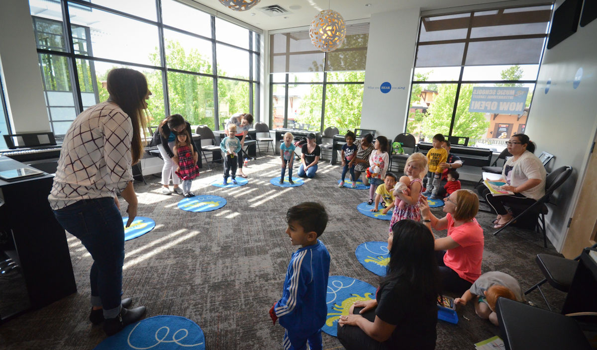 group music class for young kids
